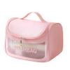 LEJN Toiletry Bag Travel Bag Water-resistant Makeup Cosmetic Bag Travel Organizer Full Sized Container Toiletries (pink) view 1