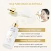 THANKYOU FARMER Rice Pure Cream In Ampoule, Double Layered Formula, Glass skin, Dermatologist Tested, Korean Rice Extracts, Niacinamide, Fragrance-Free, 1.75 fl.oz (50ml) view 2