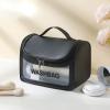 LEJN Toiletry Bag Travel Bag Water-resistant Makeup Cosmetic Bag Travel Organizer Full Sized Container Toiletries (black) view 2