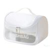 LEJN Toiletry Bag Travel Bag Water-resistant Makeup Cosmetic Bag Travel Organizer Full Sized Container Toiletries (white) view 1