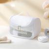 LEJN Toiletry Bag Travel Bag Water-resistant Makeup Cosmetic Bag Travel Organizer Full Sized Container Toiletries (white) view 3