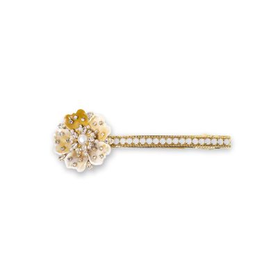 Ellena Hair clip Beige color Handmade Hair Barrettes Accessories for Women Girls