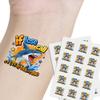 Custom Tattoos for Kids,Fake Temporary Tattoos with Contact Phone Numbers Body Marker Stickers Owl-15pcs Pre-cut view 1