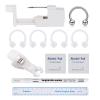Beautidots 18PCS Body Piercing Kit for Ear/Nose/Lip/Eyebrow/Belly Button/Nipple Stainless Steel Piercing Needles Tools Safety Painless Disposable Self Piercing Gun (Septum/Lip/Nipple Piercing) view 1