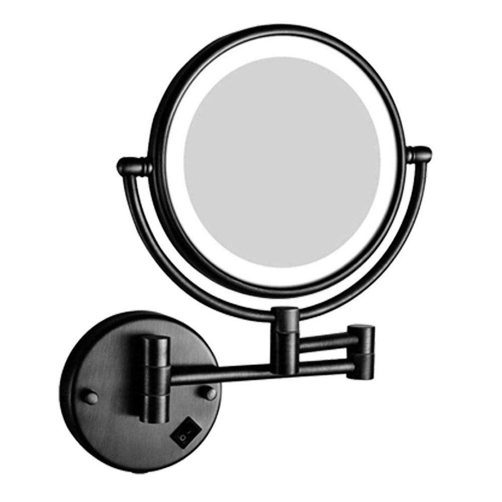 ZTHOME Makeup Mirror Rechargeable 1X/7X Magnifying Vanity Mirror, for Bathroom/Bedroom/Hotel, 3 Magnification Options Available (Size : 10X)