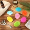 Roshtia 100 Pcs Silicone Face Scrubber Facial Cleansing Brush Handheld Soft Bristle Face Exfoliator Manual Cleansing Wash Brush for Massage Body Skin Care Pore Blackhead Removal, 20 Colors view 4