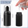24 Pcs Foam Pump Bottles 1 Oz/ 30 ml Plastic Mini Empty Dispenser Travel Soap Foaming Bottles for Refillable Hand Sanitizer Lash Shampoo(White, Pink, Black) view 2