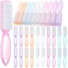 Patelai 30 Pcs Nail Scrubber Brushes Bulk Handle Grip Manicure Brushes for Cleaning Fingernails Pedicure Cleaning Brush for Toes and Fingernail Cleaning(Clear Colors) view 1