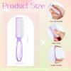 Patelai 30 Pcs Nail Scrubber Brushes Bulk Handle Grip Manicure Brushes for Cleaning Fingernails Pedicure Cleaning Brush for Toes and Fingernail Cleaning(Clear Colors) view 3