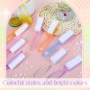 Patelai 30 Pcs Nail Scrubber Brushes Bulk Handle Grip Manicure Brushes for Cleaning Fingernails Pedicure Cleaning Brush for Toes and Fingernail Cleaning(Clear Colors) view 4
