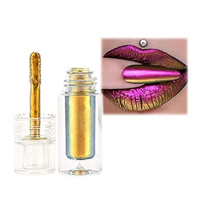 Babale Chic-Chat Multi-Chrome Liquid Lipsticks,Multipurpose Multichrome Liquid Lipstick,Chic-Chat Multi-Chrome Liquid Lipsticks Eyeshadow (01)