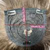 14in Straight Hair Toppers For Women Real Human Hair Toppers With Bangs,Thicker Bob Wig Toppers Hair Pieces For Women With Thinning Hair Clip In Topper Hair Extensions 75-95g (natrual black) view 2