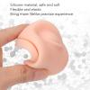 3pcs Soft Silicone Eyes Model with 3 Colors, Lifelike Piercing Practice Human Eyes Model with Acrylic Stand, Multifunctional Silicone Eyes for Eyelid Piercing Practice, Eye Piercing Jewelry Display view 3