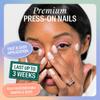 Chillhouse - Chill Tips, French Tip Press On Nails Kit - Going to the Barre (Oval) - 30 Nail Shapes & Sizes - 2 Weeks of Wear - Customizable Fit - French Manicure Kit - Women Owned, Beauty & Self Care view 3