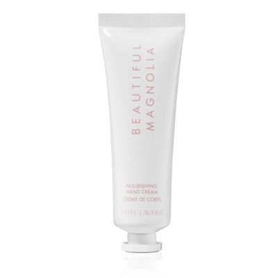 Este Lauder Beautiful Magnolia Moisturizing & Nourishing Hand Cream with Notes of Lush Magnolia, Solar Gardenia, Warm Woods & Luminous Musk, 1.0 Ounce