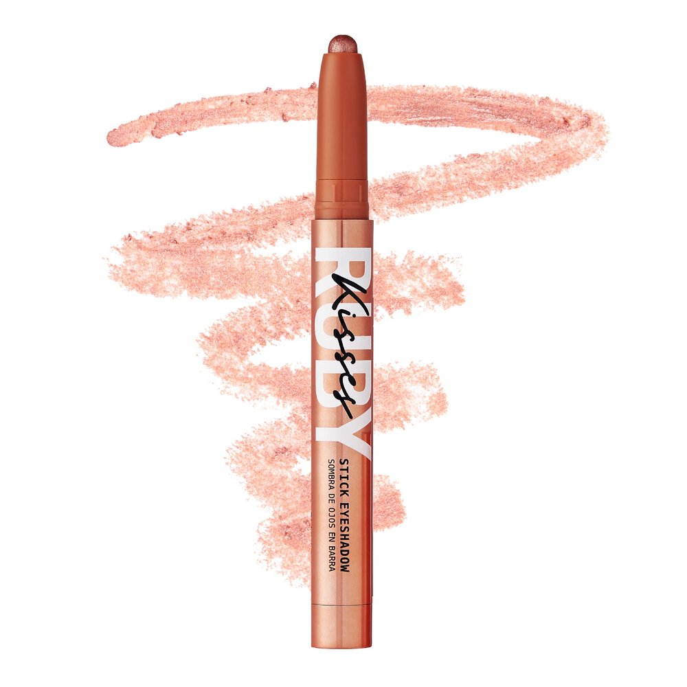 Ruby Kisses Eye Shadow Stick  Crme Eyeshadow Makeup Multi-Stick, Long-Lasting Pearl Shimmer Crayon, Metallic Glitter Eyeliner, Highlighter Eyeshadow Pencil, Sharpener Included (Rose Glam)