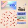 Chillhouse - Chill Tips, Press on Nails Kit - Discoteca (Oval) - 30 Nail Shapes & Sizes - Up to 3 Weeks of Wear - Customizable Fit - Reusable - Latina Founded & Women Owned - Beauty & Self Care view 4