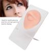 Soft Silicone Single Eye Model, Flexible Elastic Simulation Human Eyes Model for Piercing Practice, Reusable Jewelry Display with Acrylic Holder, Body Piercing Model for Beauty Salon(Light Skin Color) view 3