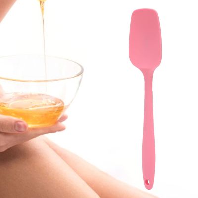 Silicone Spatula For Waxing, Large Silicone Wax Spatula,Reusable Waxing Applicator for Stir Wax,Non Stick Wax shovel for Apply Wax