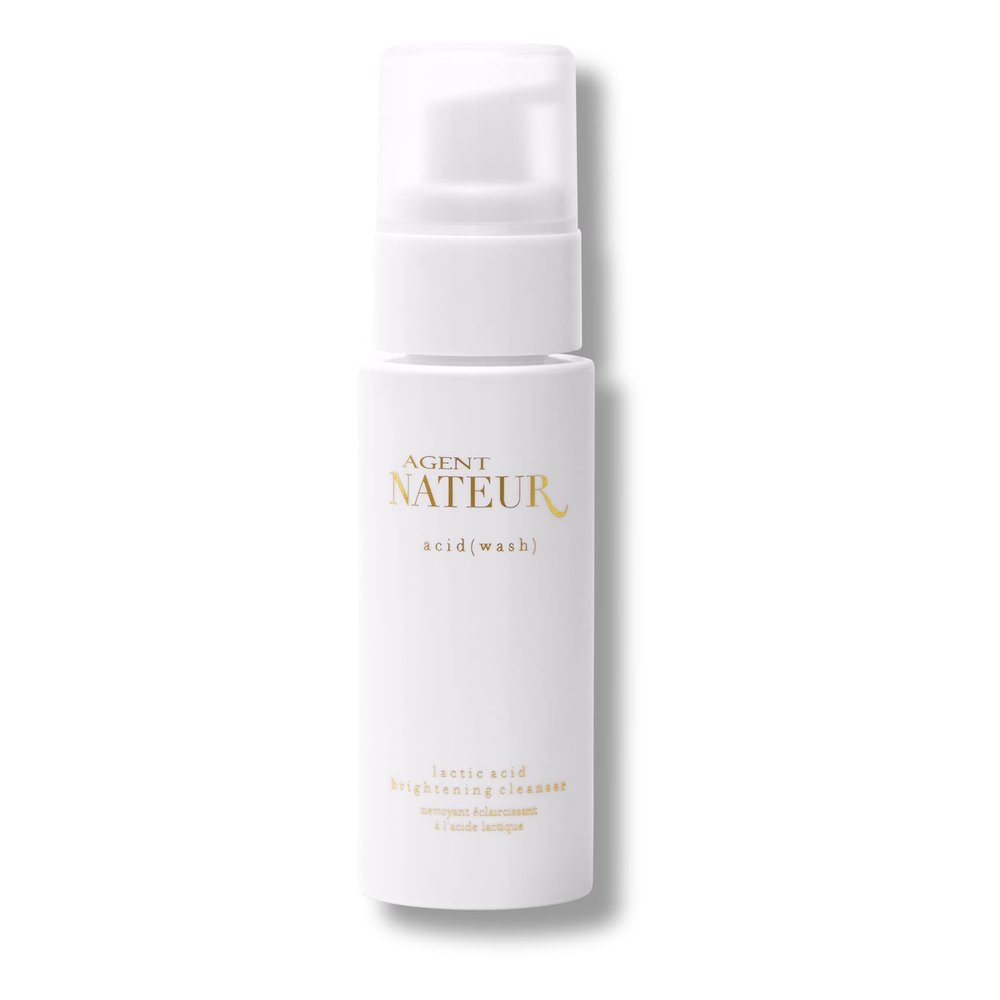Agent Nateur - acid (wash) Natural Lactic Acid Skin Illuminating Cleanser | Vegan, Non-Toxic, Clean Skincare (1.7 fl oz | 50 mL)