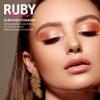 Ruby Kisses Eye Shadow Stick  Crme Eyeshadow Makeup Multi-Stick, Long-Lasting Pearl Shimmer Crayon, Metallic Glitter Eyeliner, Highlighter Eyeshadow Pencil, Sharpener Included (Copper Glam) view 4