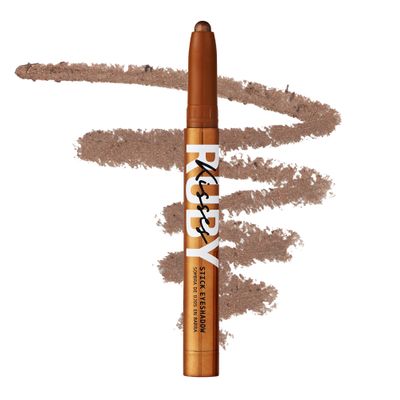 Ruby Kisses Eye Shadow Stick  Crme Eyeshadow Makeup Multi-Stick, Long-Lasting Pearl Shimmer Crayon, Metallic Glitter Eyeliner, Highlighter Eyeshadow Pencil, Sharpener Included (Bronze Glam)