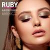 Ruby Kisses Eye Shadow Stick  Crme Eyeshadow Makeup Multi-Stick, Long-Lasting Pearl Shimmer Crayon, Metallic Glitter Eyeliner, Highlighter Eyeshadow Pencil, Sharpener Included (Bronze Glam) view 4