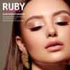Ruby Kisses Eye Shadow Stick  Crme Eyeshadow Makeup Multi-Stick, Long-Lasting Pearl Shimmer Crayon, Metallic Glitter Eyeliner, Highlighter Eyeshadow Pencil, Sharpener Included (Pearl Glam) view 4