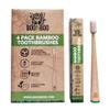 BOONBOO Cotton Swabs 600ct + 4 Pack Adult Toothbrushes view 3