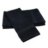 Towel Supercenter 16X27 Cotton Hand Towels (12Pack-36Pack-60Pack-120Pack) for Hair, Nail, Tanning Salons, Golf Course (Black, 12) view 1