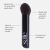 Saie The Fluffy Brush - Soft, Multi-Use Pressed + Loose Powder Brush - Fluffy Makeup Brush with Tapered Tip for Precise Application - Vegan, Cruelty-Free (1 Count) view 3