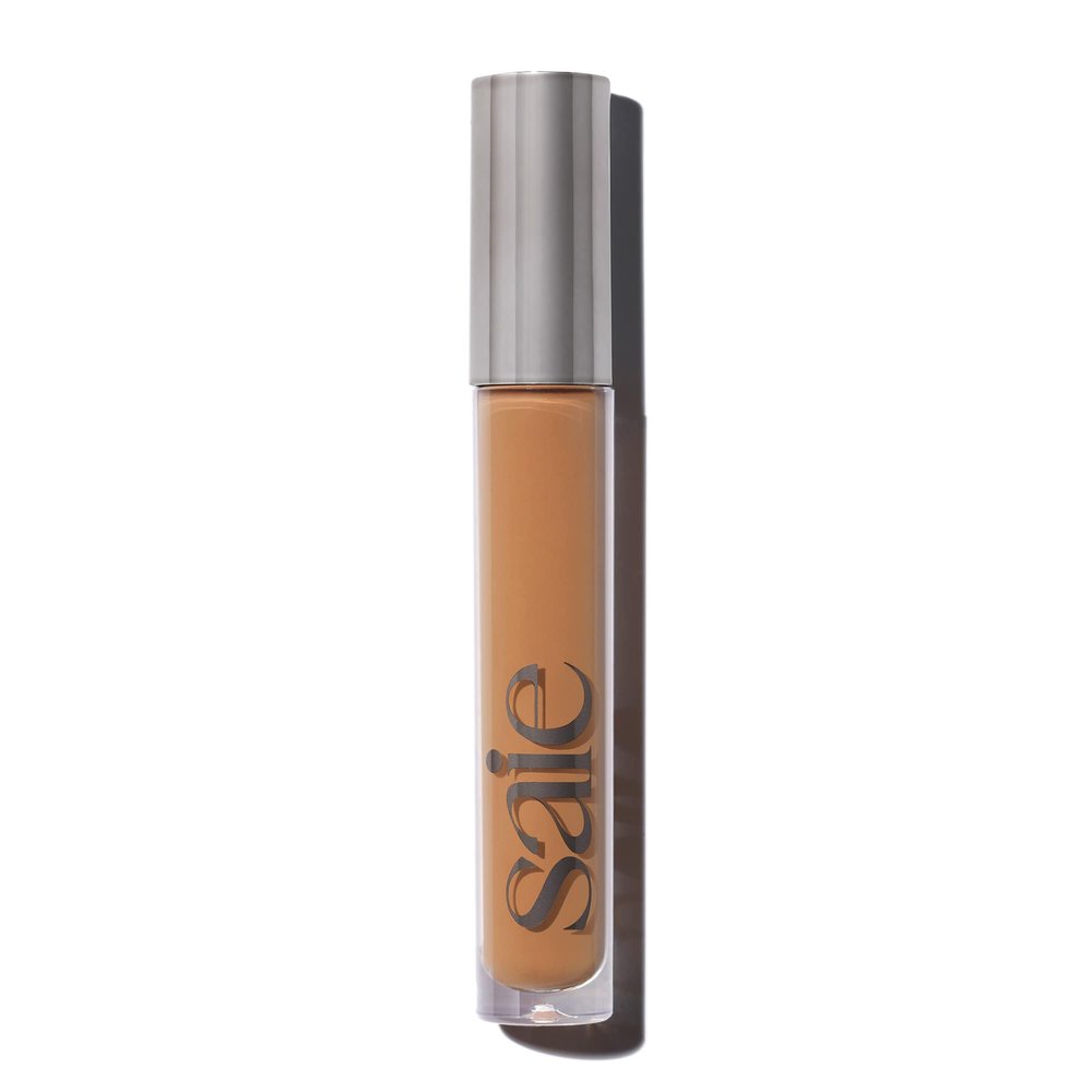 Saie Hydrabeam Under Eye Brightener - Sheer + Hydrating Concealer with Glycerin, Squalane + Cucumber Extract - Brightening Under Eye Concealer + Corrector for Even, Glowing Skin - Shade 6 (0.2 oz)