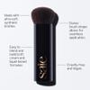 Saie The Big Liquid Foundation Brush - Soft, Multi-Use Makeup Brush for Buffing, Blending & Building - Made with Cruelty-Free, Synthetic Bristles & Creates a Seamless Finish (1 Count) view 2