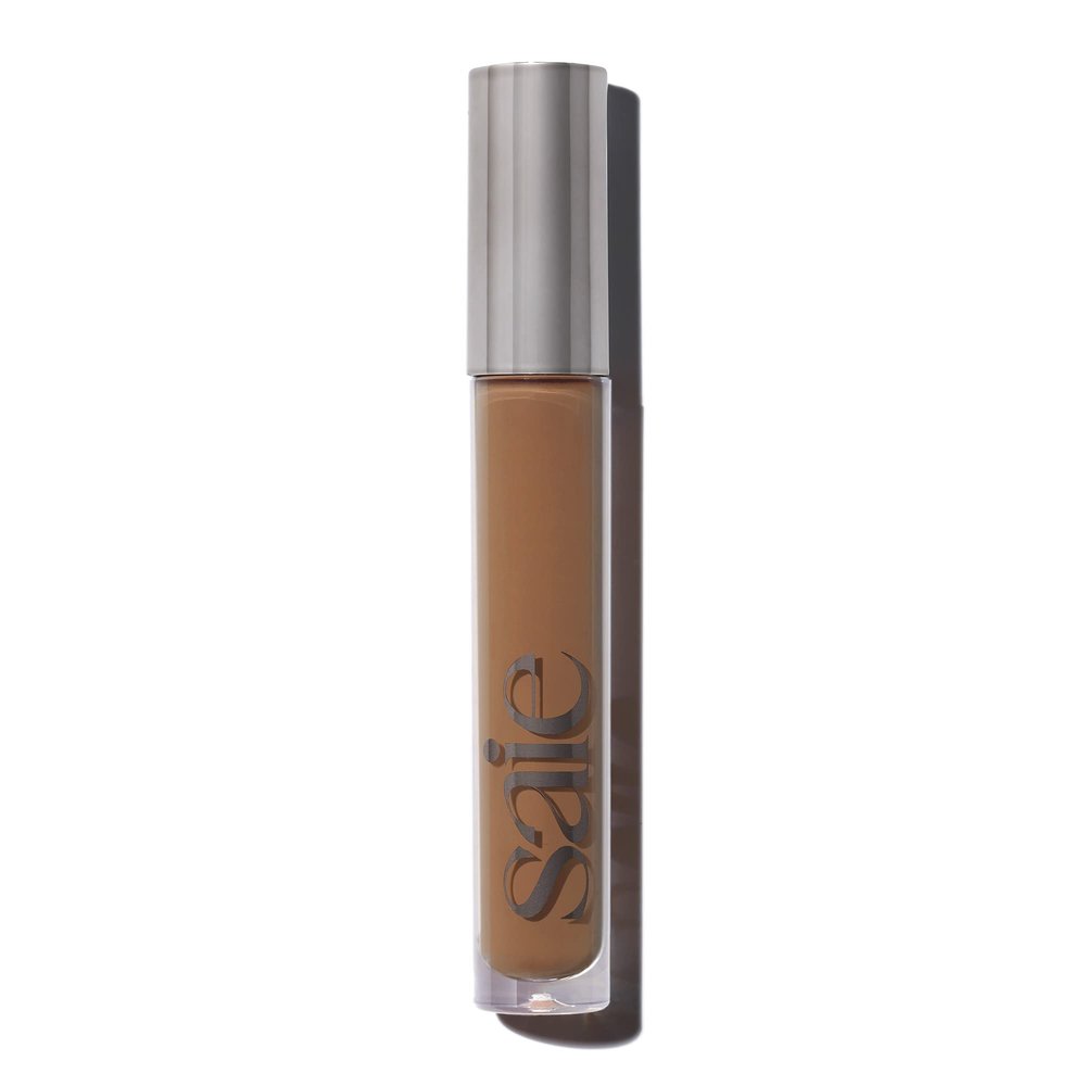 Saie Hydrabeam Under Eye Brightener - Sheer + Hydrating Concealer with Glycerin, Squalane + Cucumber Extract - Brightening Under Eye Concealer + Corrector for Even, Glowing Skin - Shade 7.5 (0.2 oz)