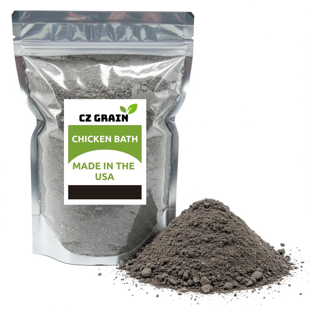 Worlds Best Chicken Dust Bath Natural Wood Ash, Sand & Fine Dust Blend Safe for All Chickens (12 Ounces)