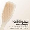Tangle Teezer Large Ultimate Detangler Brush, Straight to Wavy, Vanilla view 2