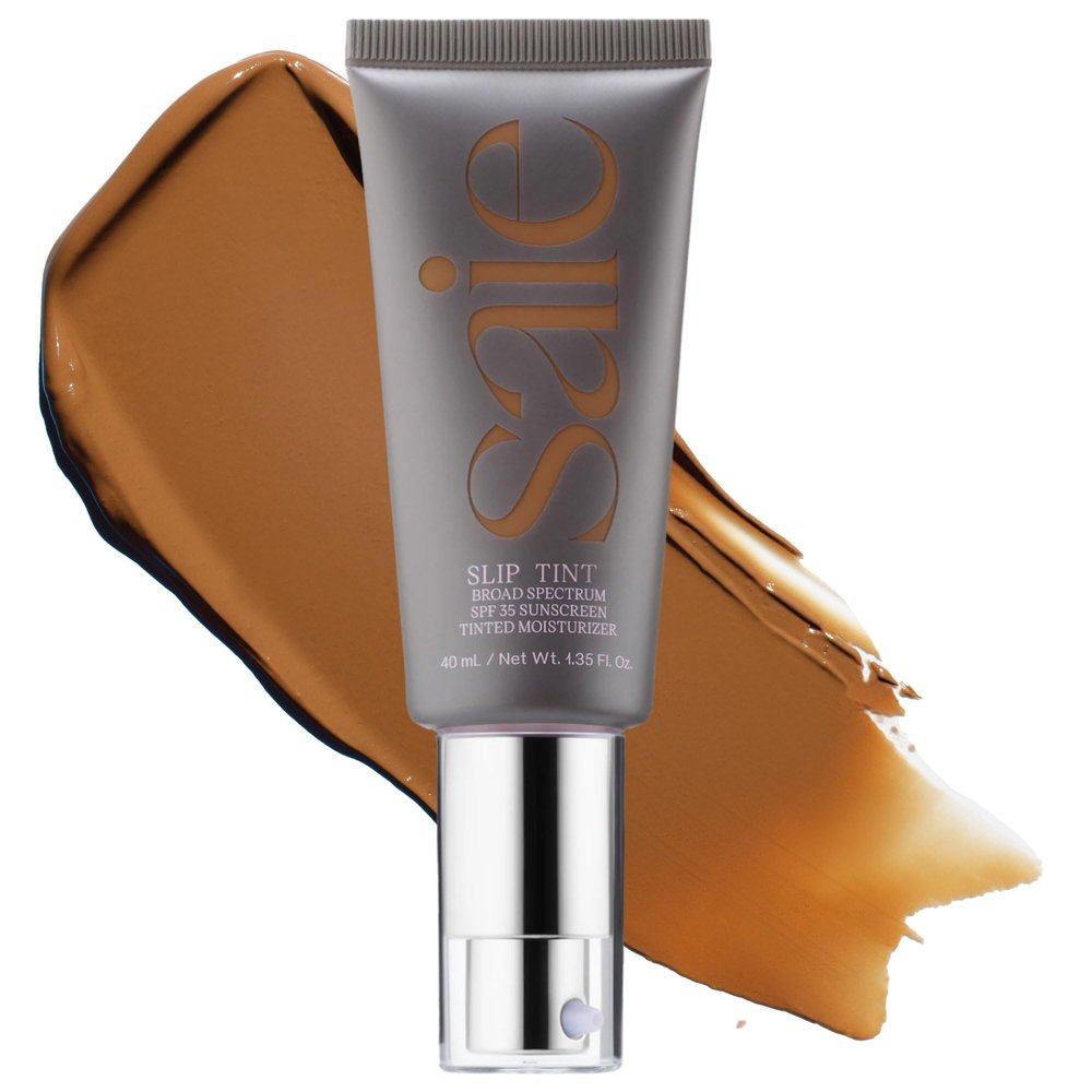 Saie Slip Tint Tinted Sunscreen for Face, SPF 35, Seven (1.35 oz)