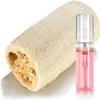 1.7 oz Single Foamer Pump Shower Gel Bottle with 12 Pack Natural Loofah Body Scrub (5 inches) view 1