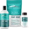 Tea Tree Foot & Body Soak and Tea Tree Body Wash plus Nail Infusion-Soothes Dry, Burning & Itchy Skin-Refreshes Unwanted Foot Odor-Restores Unhealthy Nails-Purely Northwest view 1