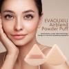 2 Pcs EVAOUXIU Triangle Powder Puff for Face Powder, Soft Plush Setting Powder Puff, Velour Cosmetic Foundation Blender Sponge Beauty Makeup Tools (Black&Nude) view 3