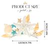 Yean Starfish Hair Clip Seashell Mermaid Crown Comb Sea Shell Hair Accessories for Girls view 2
