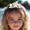 Yean Starfish Hair Clip Seashell Mermaid Crown Comb Sea Shell Hair Accessories for Girls view 3