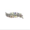 Faship Gorgeous AB Marquise Rhinestone Crystal Floral Small Hair Barrette view 1