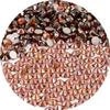 NCB Nancybeads 1500pcs Flatback Round Glass Nail Art Rhinestones Crystal for DIY Making Accessories Shoes, Clothes, Face Art, Bags, Manicure (Amber, SS20 1500pcs) view 1