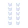 10pc Butterfly Hair Claws Korean Style Hair Clip Cute Transparent Duckbill Clip Fashion Design Butterfly Small Side Clip view 1