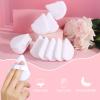 Thrilez 20pcs Triangle Powder Puff, Loose Powder Puffs Makeup Puff for Face Powder, Setting Powder Puff for Make Up, Face Puff Pads for Press Powder, Sponge Powder Applicator for Face and Eye (White) view 4