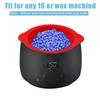 Electric Waxing Kit, Wax Warmer Silicone Liner for Tress Wellness Compatible with 16oz Waxing Kit Melting Wax Bowl for Tress Wellness Wax Warmer or for BLITZWAX Wax Warmer (Blue, Red) view 4