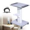 Beauty Cart 3 Tier Salon Rolling Trolley Cart Stand Beauty Instrument Tray Rolling Cart with Wheel Salon Spa Storage Organizer Cart view 2