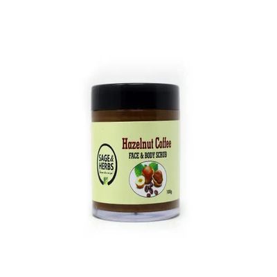 Sage & Herbs Hazelnut Face & Body Scrub for Deep Exfoliator for Glowing Skin with Natural Extracts - 50g