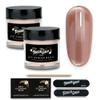TOUGH GIRLS | Dip Powder | Includes Cuticle Stick, Nail File, Nail Buffer & Nail Wipes (Beige Glitter | 2-Pack) view 1
